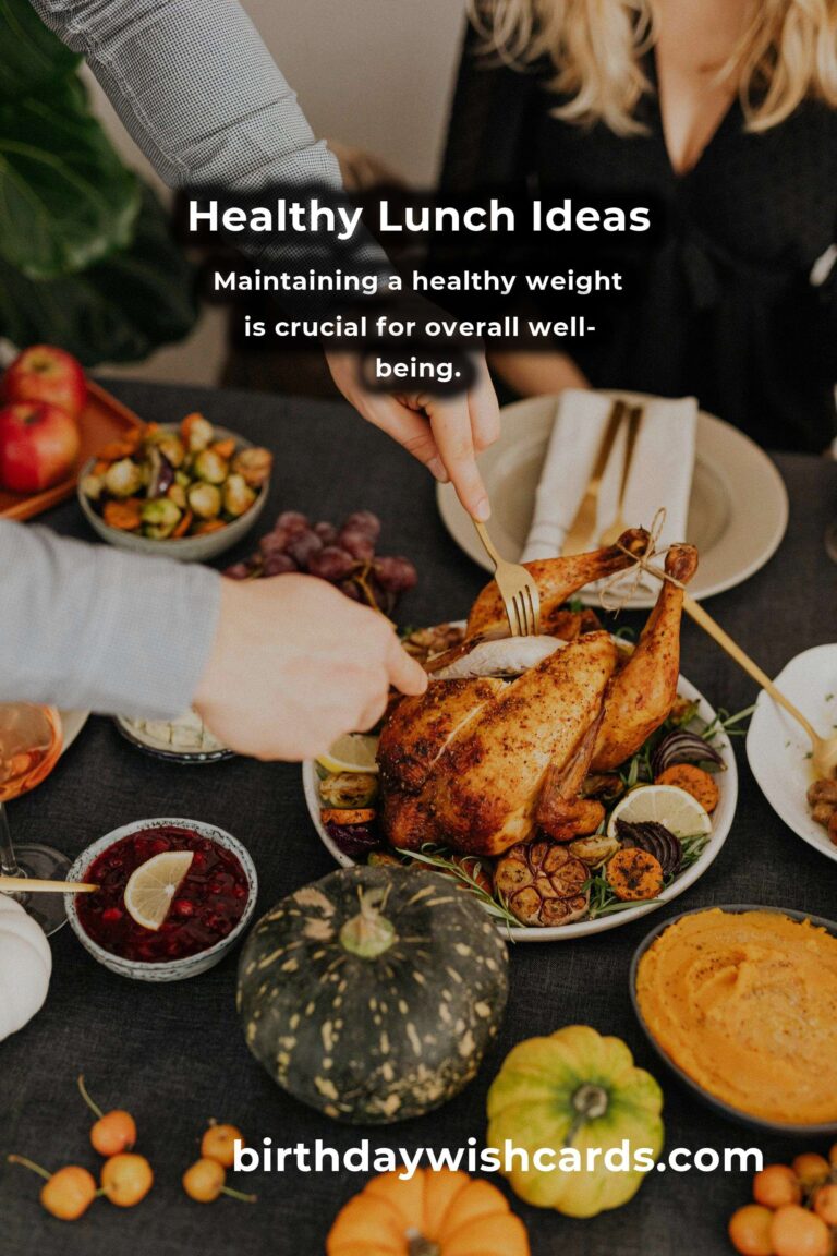 Healthy Lunch Recipes for Effective Weight Management