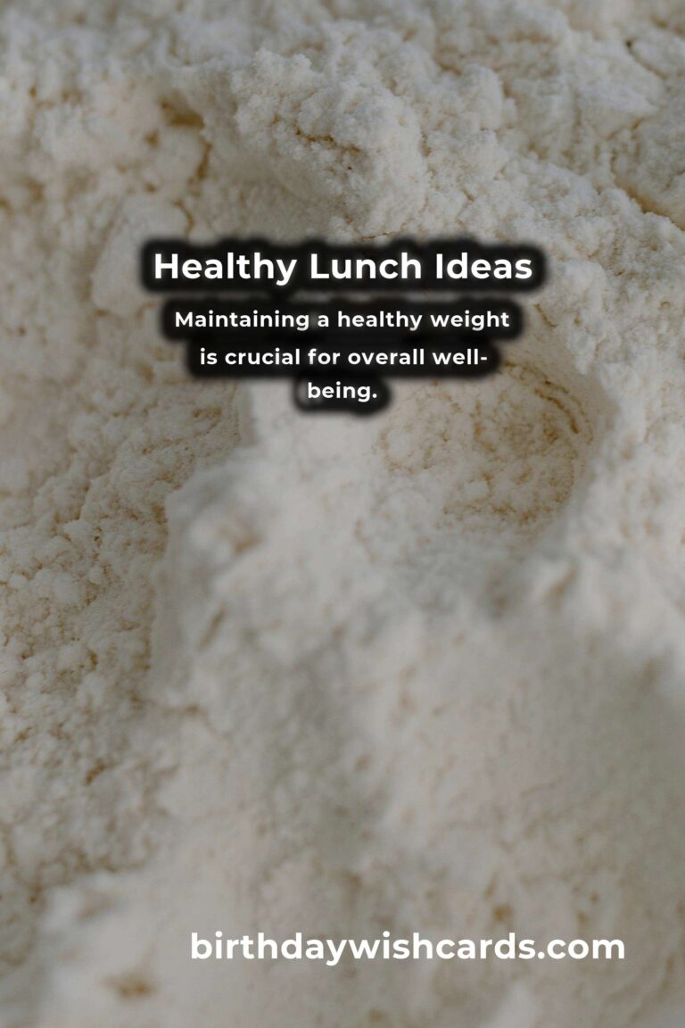 Healthy Lunch Recipes for Effective Weight Management