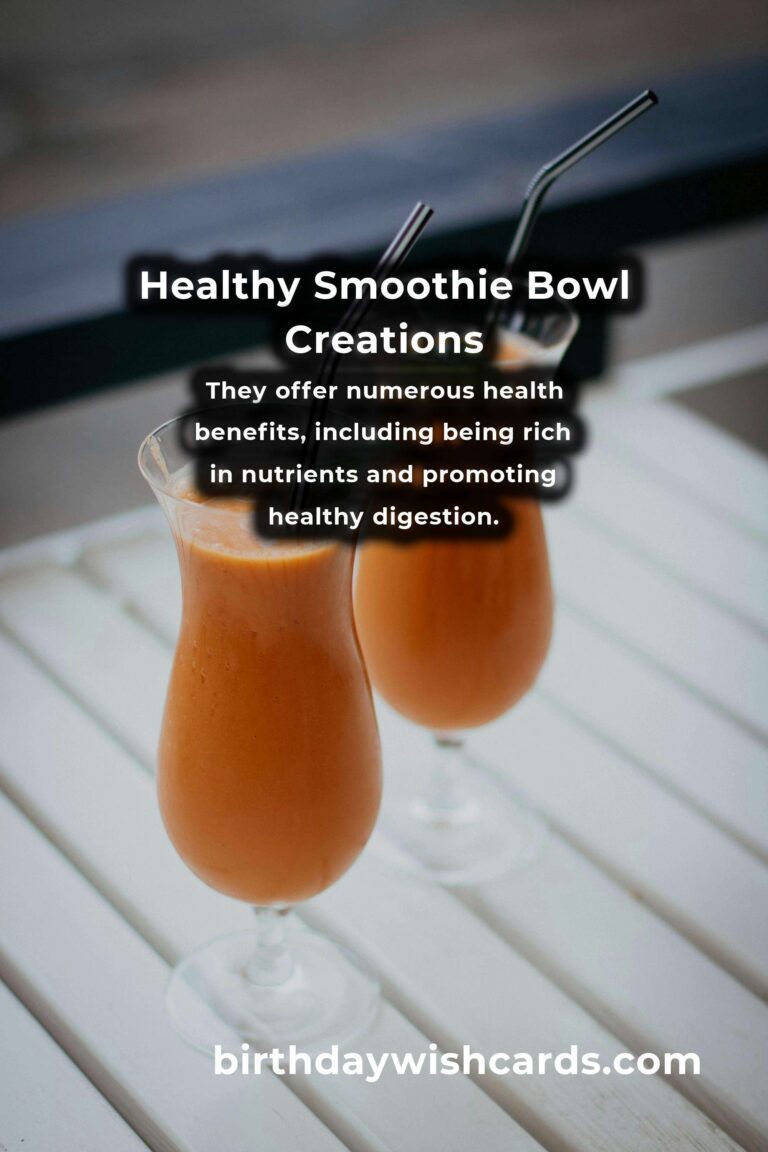 Healthy Smoothie Bowls: Your Ultimate Guide to Daily Nutrition
