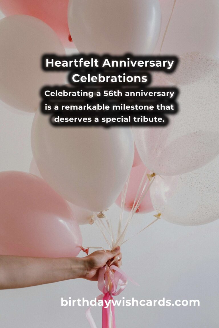 Heartfelt 56th Anniversary Ideas for Couples