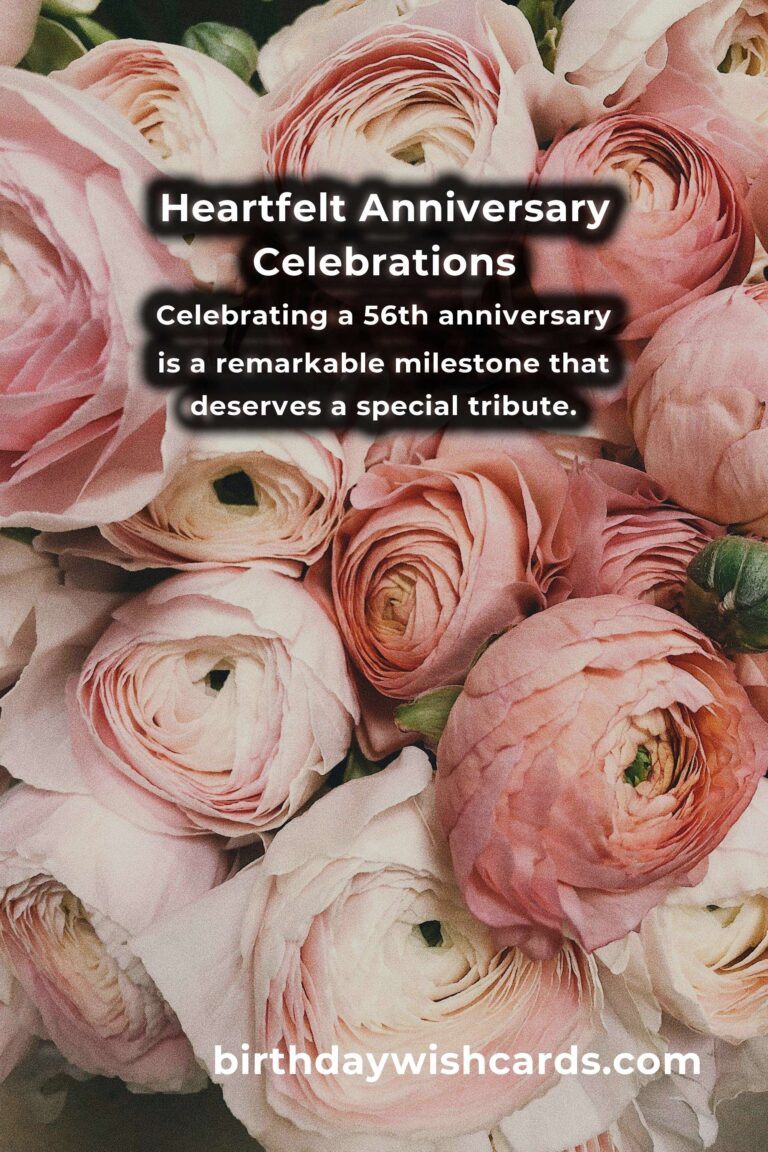 Heartfelt 56th Anniversary Ideas for Couples