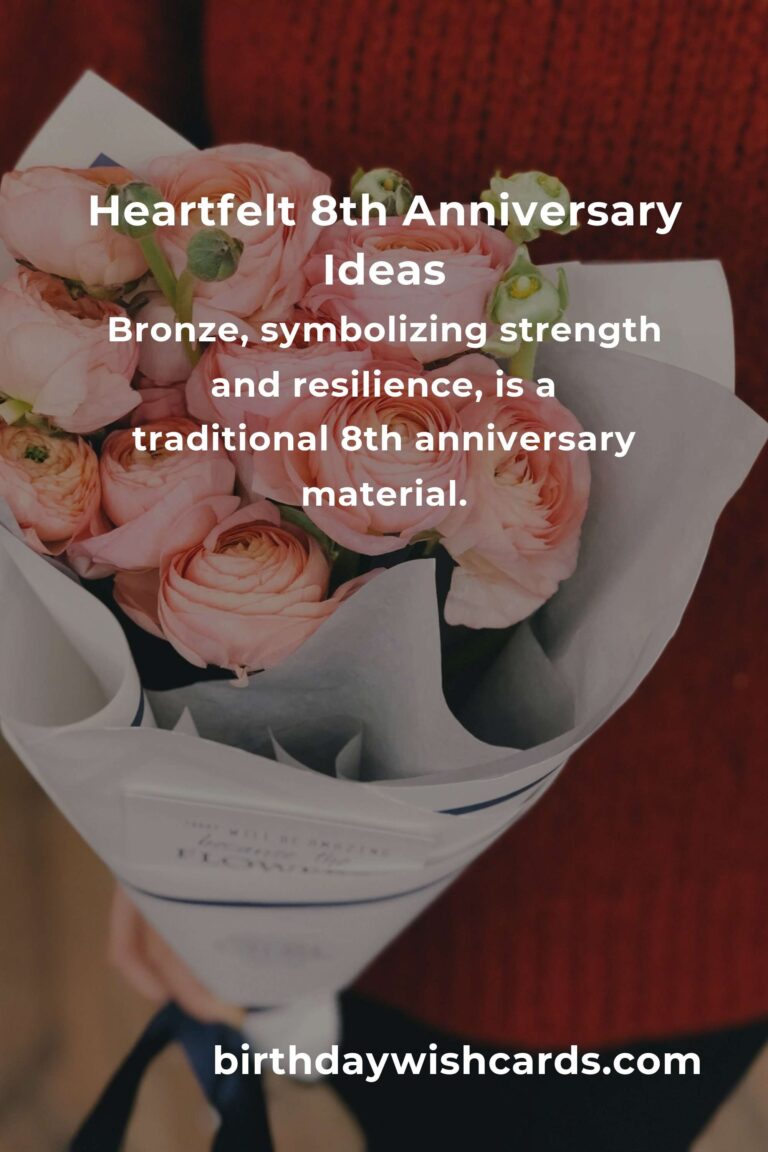 Heartfelt 8th Anniversary Ideas for Love