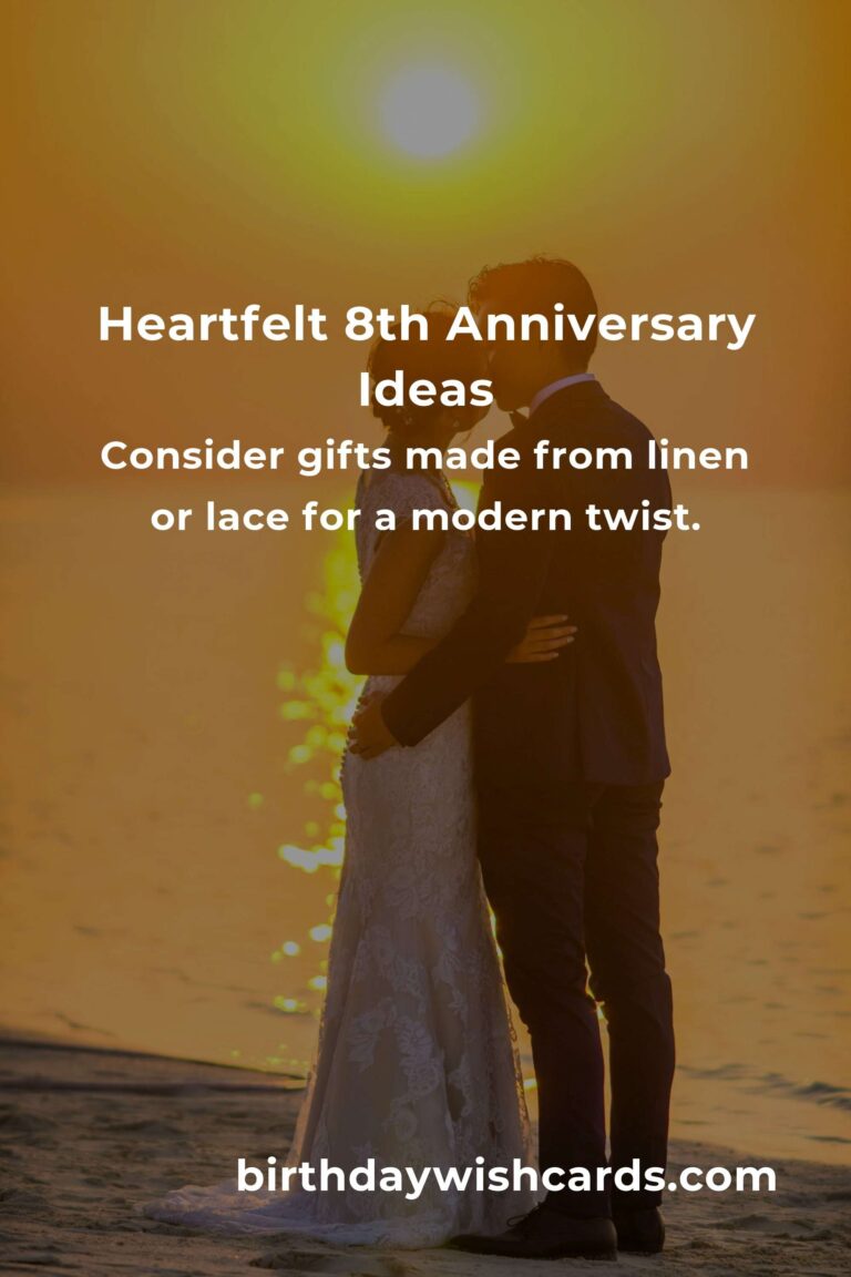 Heartfelt 8th Anniversary Ideas for Love