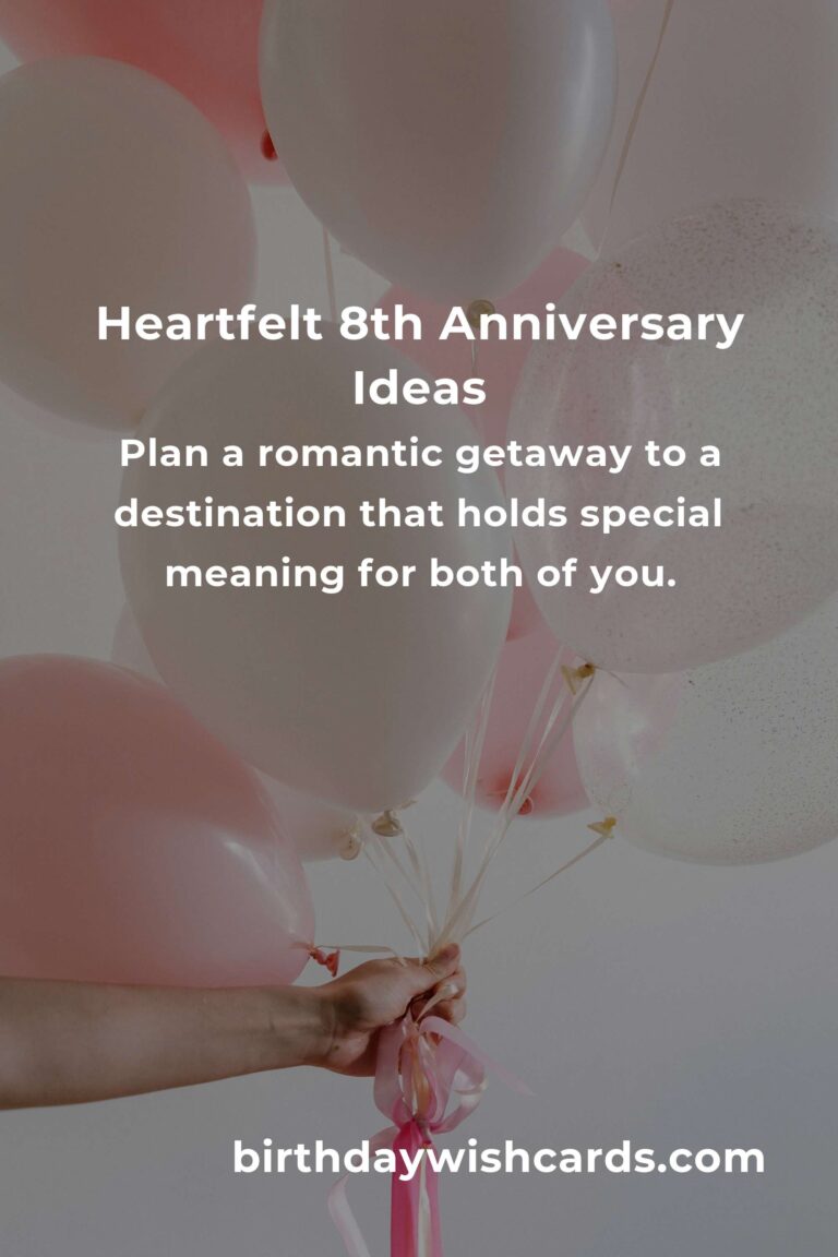 Heartfelt 8th Anniversary Ideas for Love