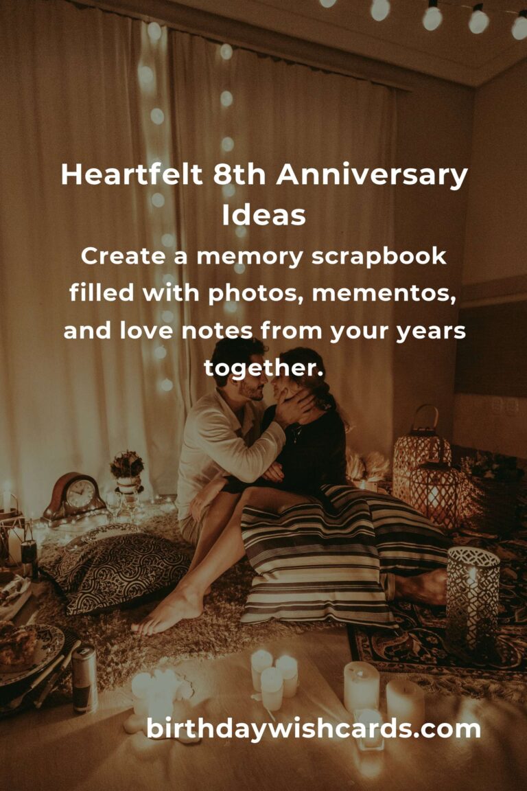 Heartfelt 8th Anniversary Ideas for Love