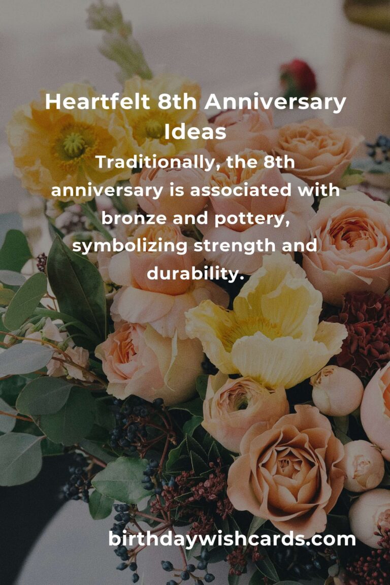 Heartfelt 8th Anniversary Ideas for Love