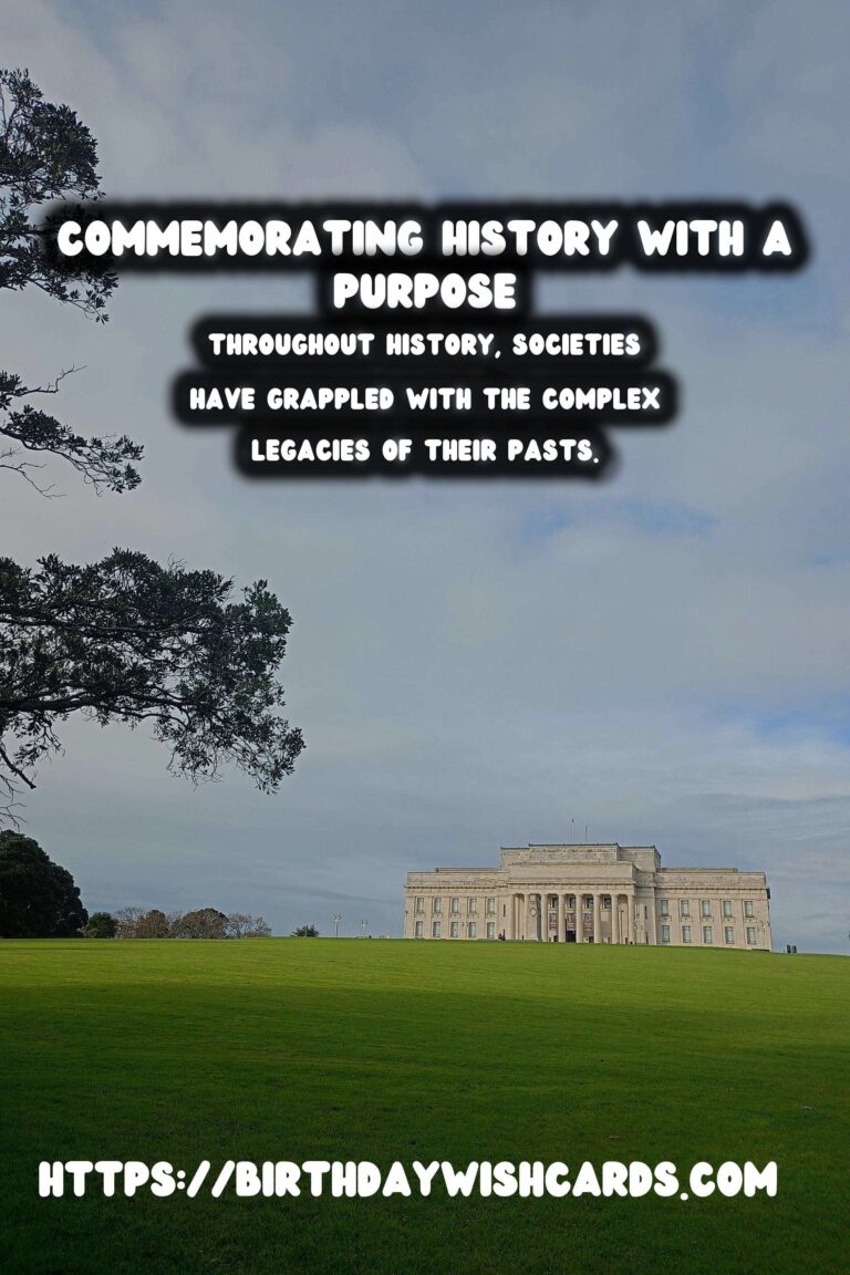 Historical Commemorations: Bridging the Gap in Reconciliation