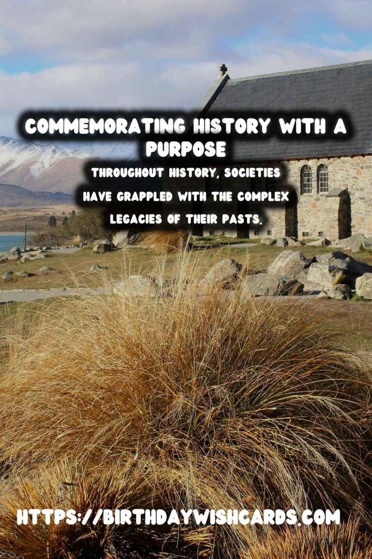 Historical Commemorations: Bridging the Gap in Reconciliation