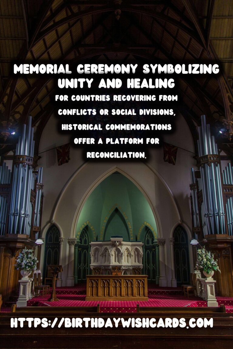 Historical Commemorations: Bridging the Past and Future for National Healing