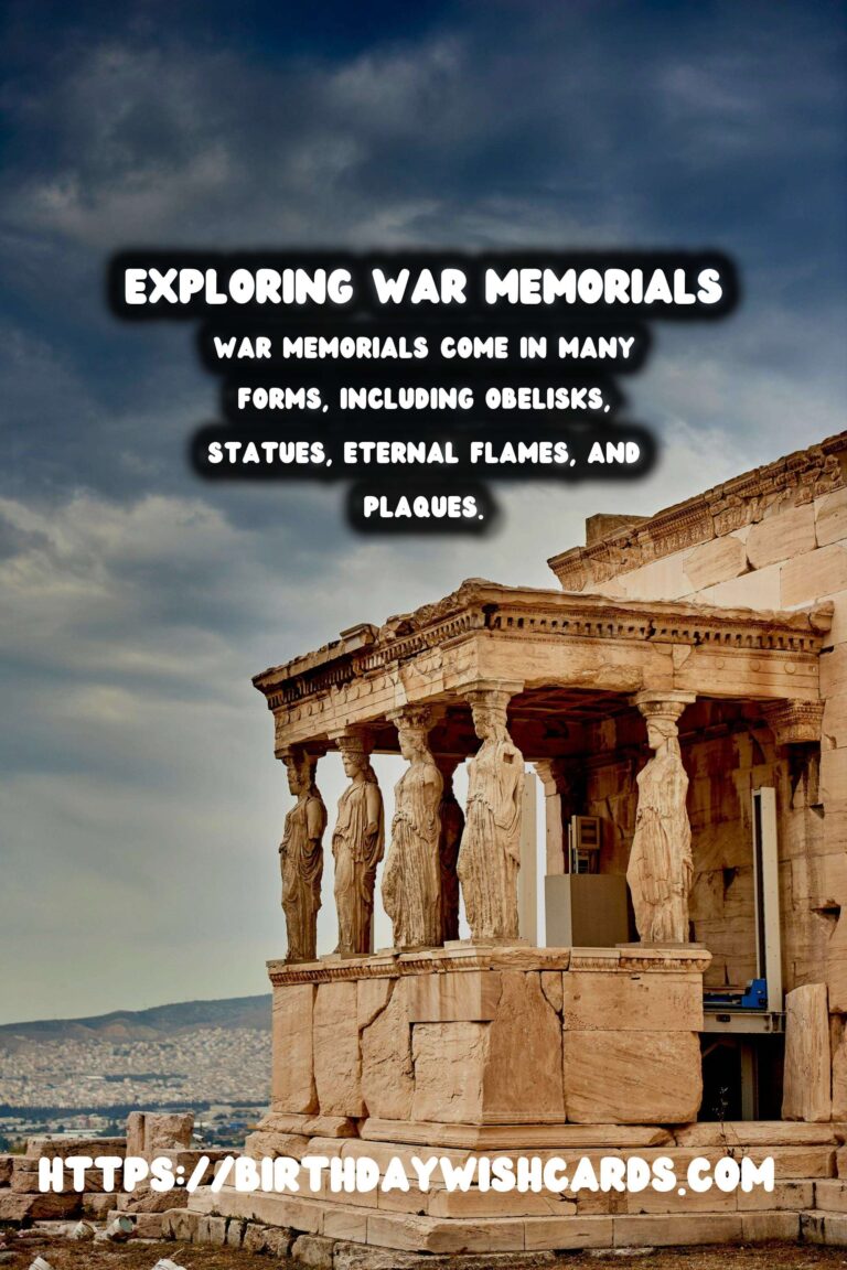 Historical Commemorations: Exploring War Memorials