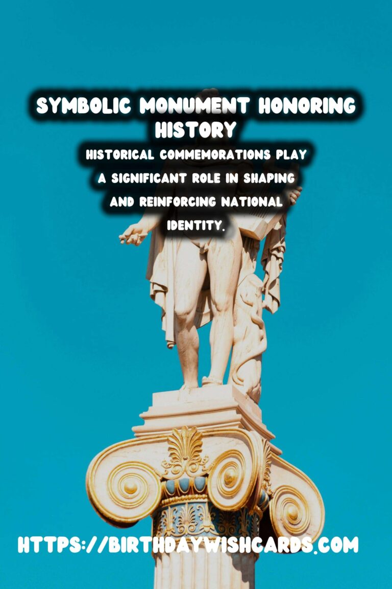 Historical Commemorations: Shaping the Fabric of National Identity