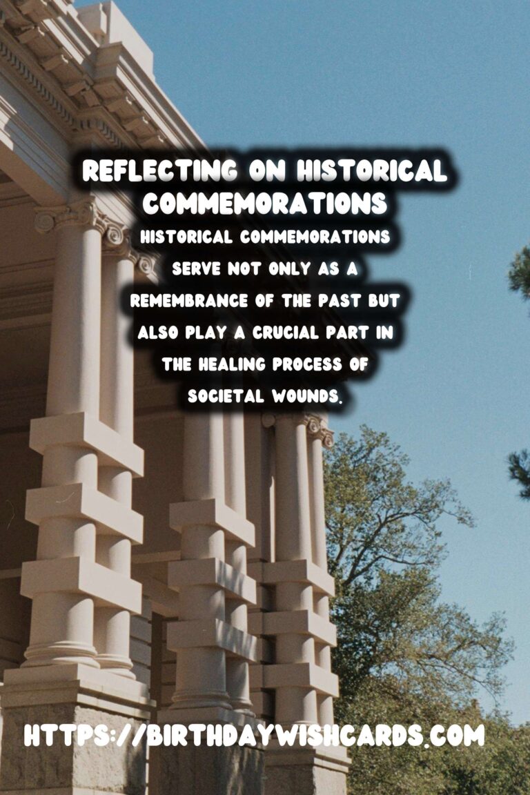 Historical Commemorations: The Vital Role of Memory in Societal Healing