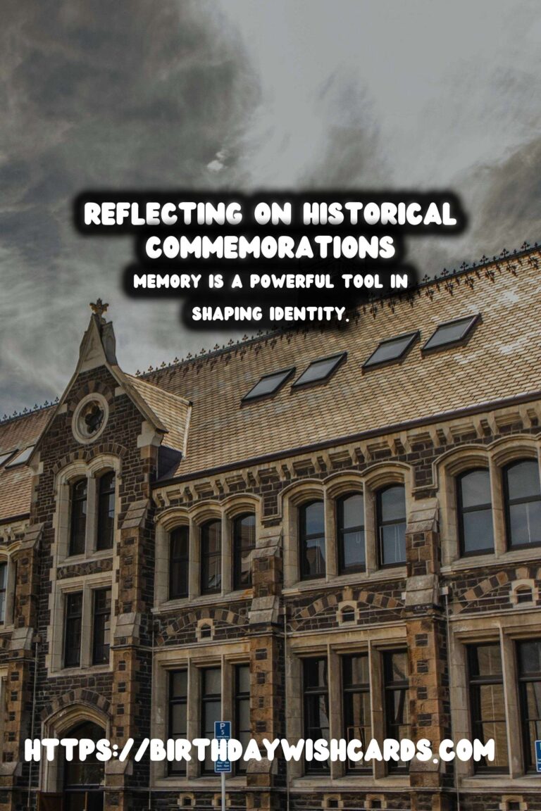 Historical Commemorations: The Vital Role of Memory in Societal Healing