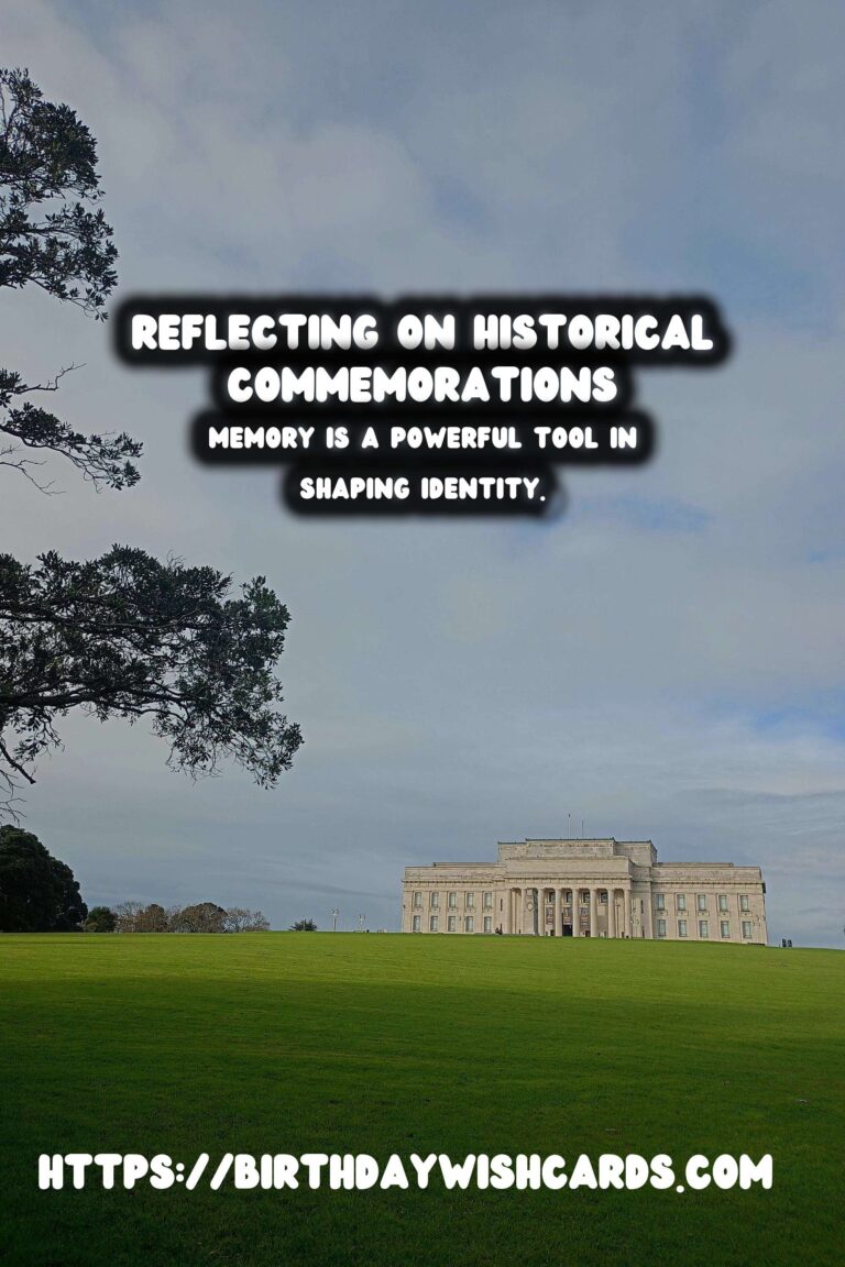 Historical Commemorations: The Vital Role of Memory in Societal Healing
