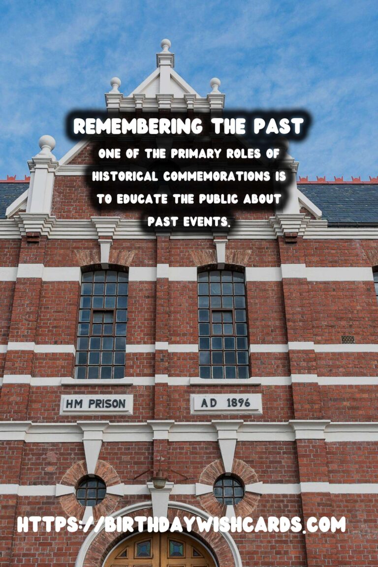 Historical Commemorations: Their Role in Promoting Peace