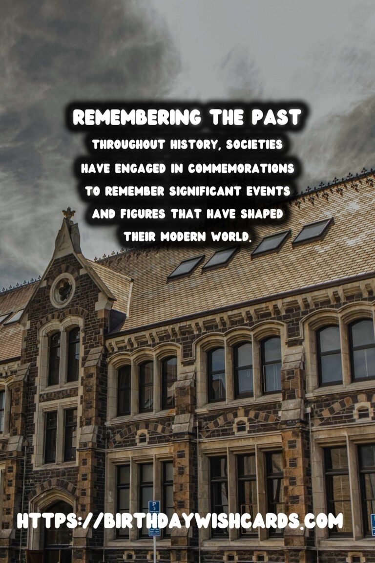 Historical Commemorations: Their Role in Promoting Peace