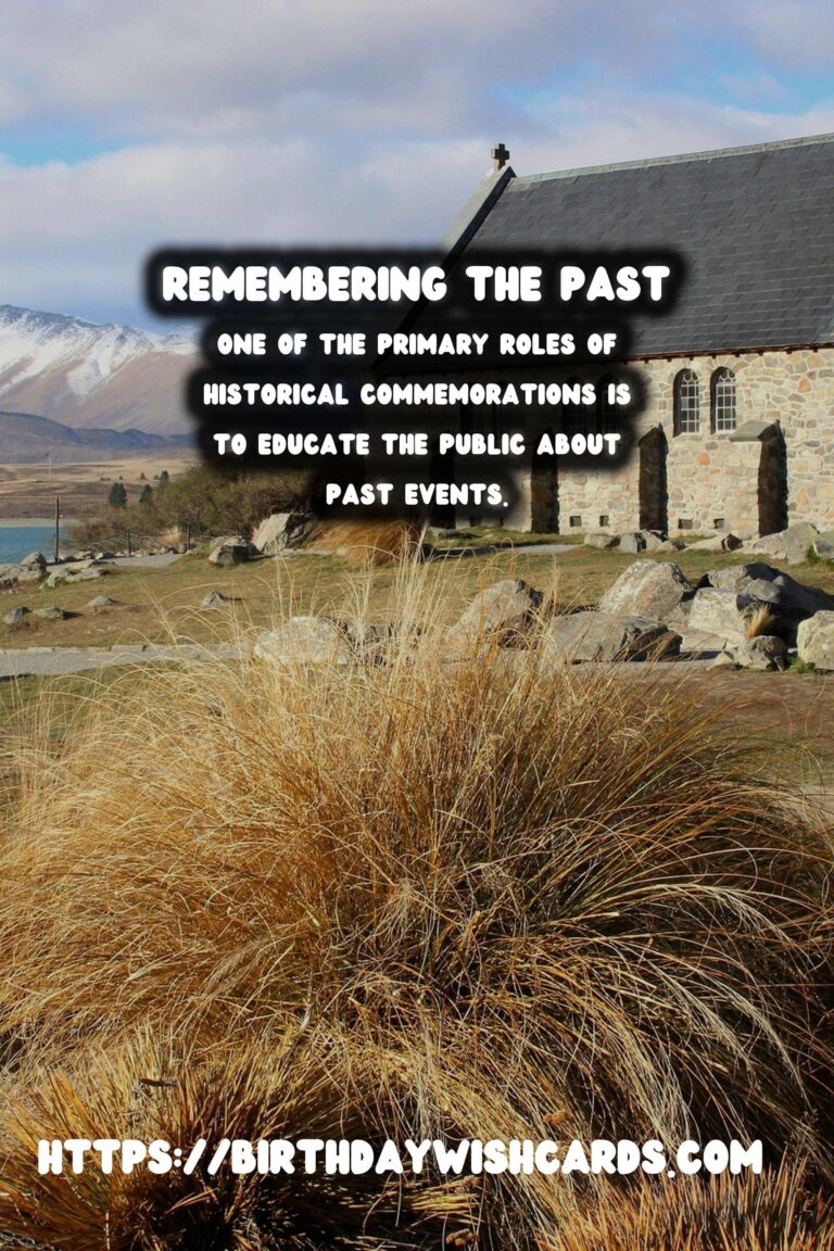 Historical Commemorations: Their Role in Promoting Peace