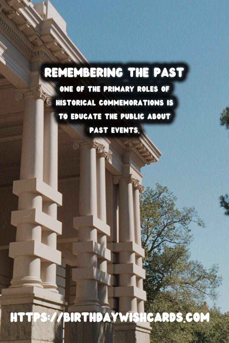 Historical Commemorations: Their Role in Promoting Peace