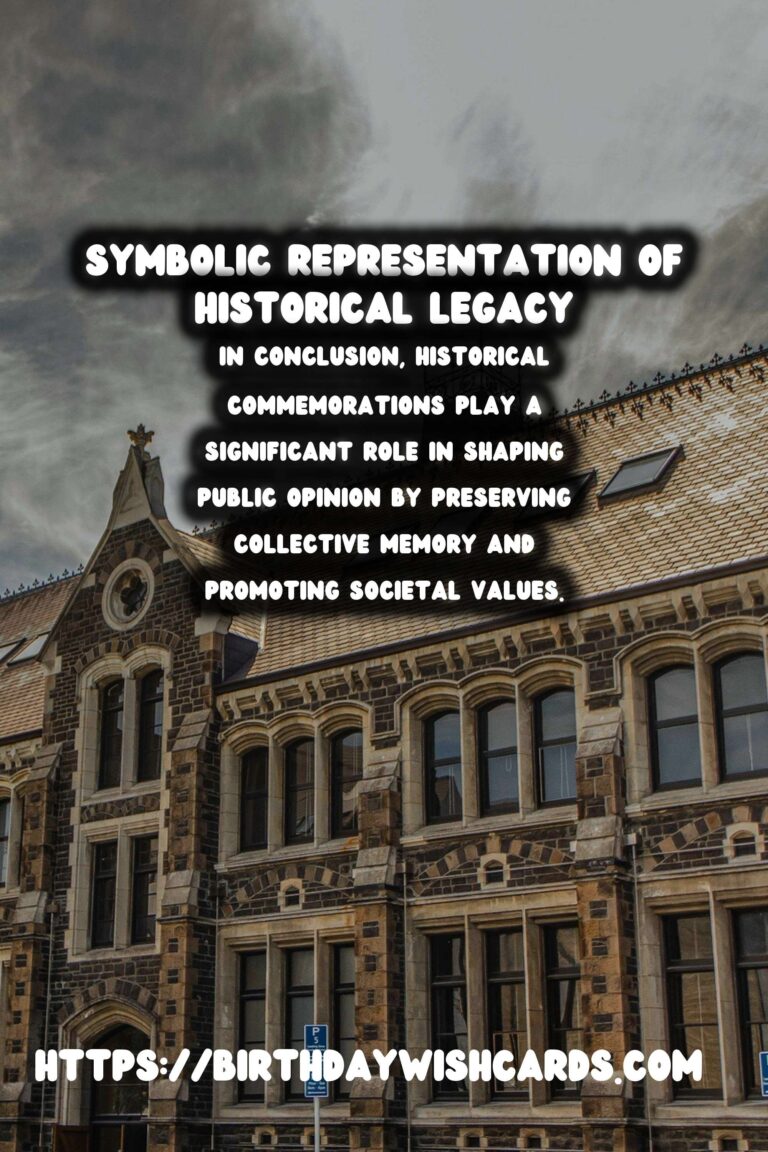 Historical Commemorations: Understanding Their Role in Shaping Public Opinion