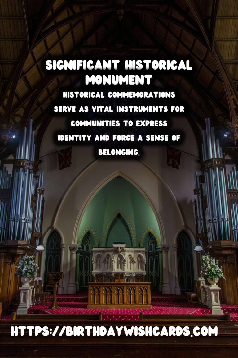 Historical Commemorations and Their Importance in Shaping National Identity