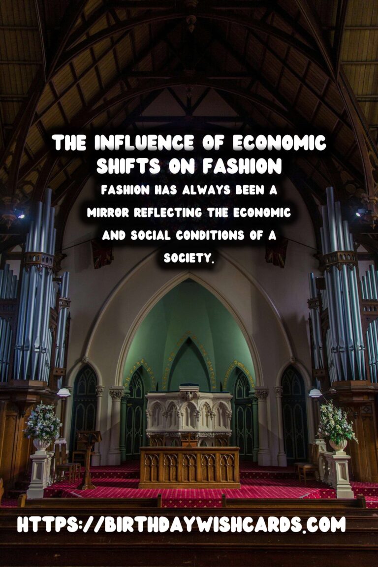 Historical Fashion: The Influence of Economic Shifts