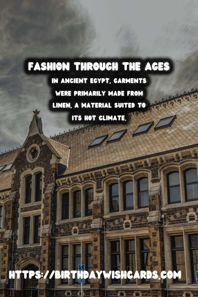 Historical Fashion Through the Centuries: From Ancient Civilizations to World Wars