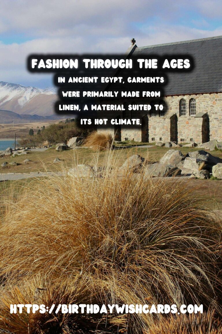 Historical Fashion Through the Centuries: From Ancient Civilizations to World Wars