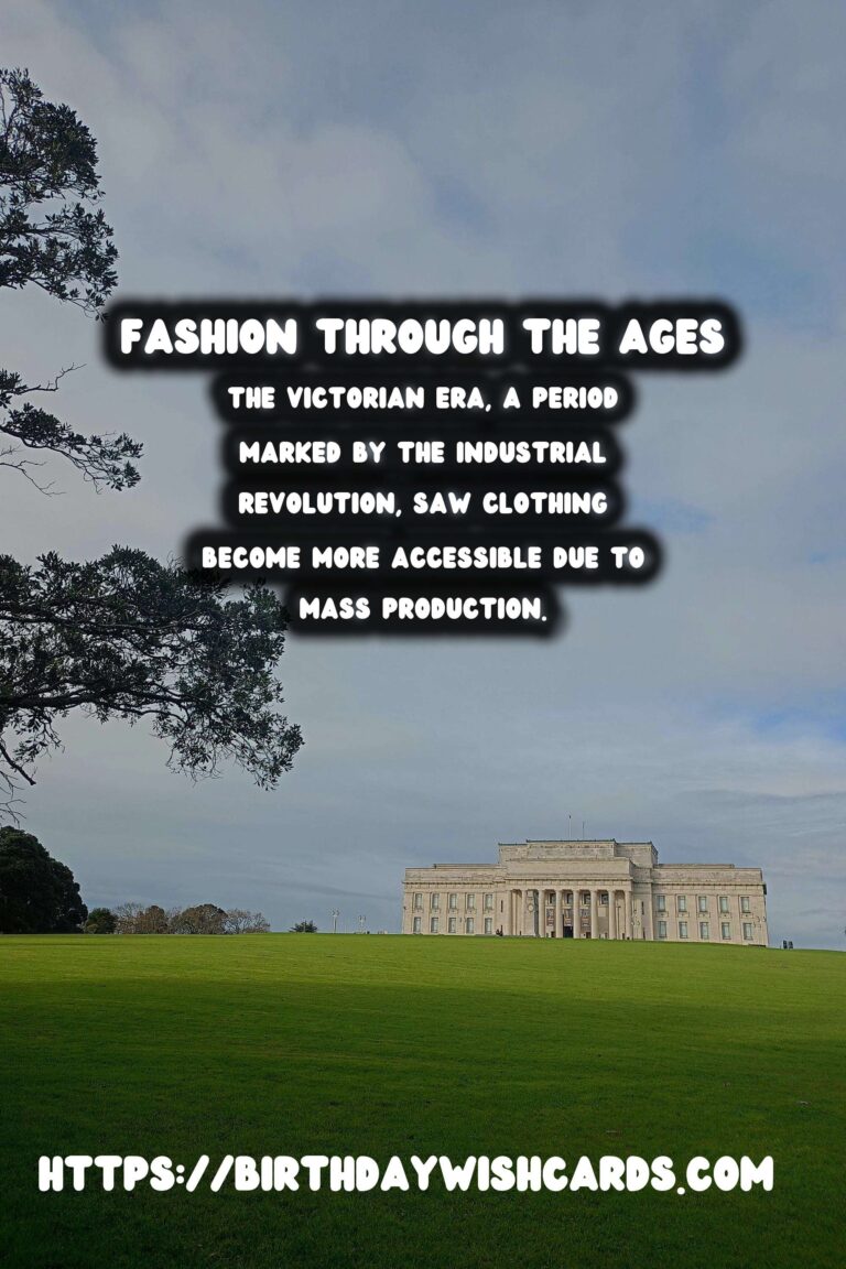 Historical Fashion Through the Centuries: From Ancient Empires to Victorian Era