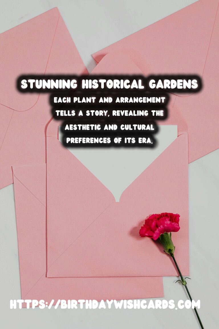 Historical Gardens: Botanical Wonders with Stories to Tell