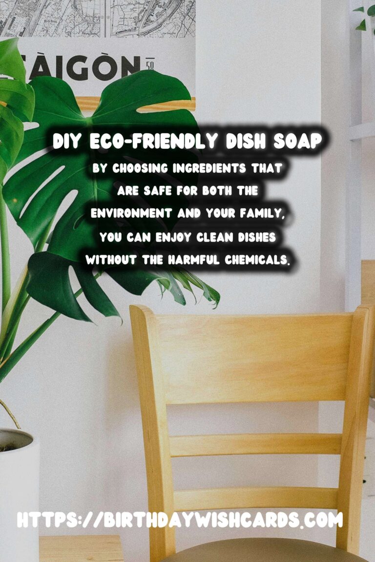 Homemade All-Natural Dish Soap Gel: A Sustainable Alternative