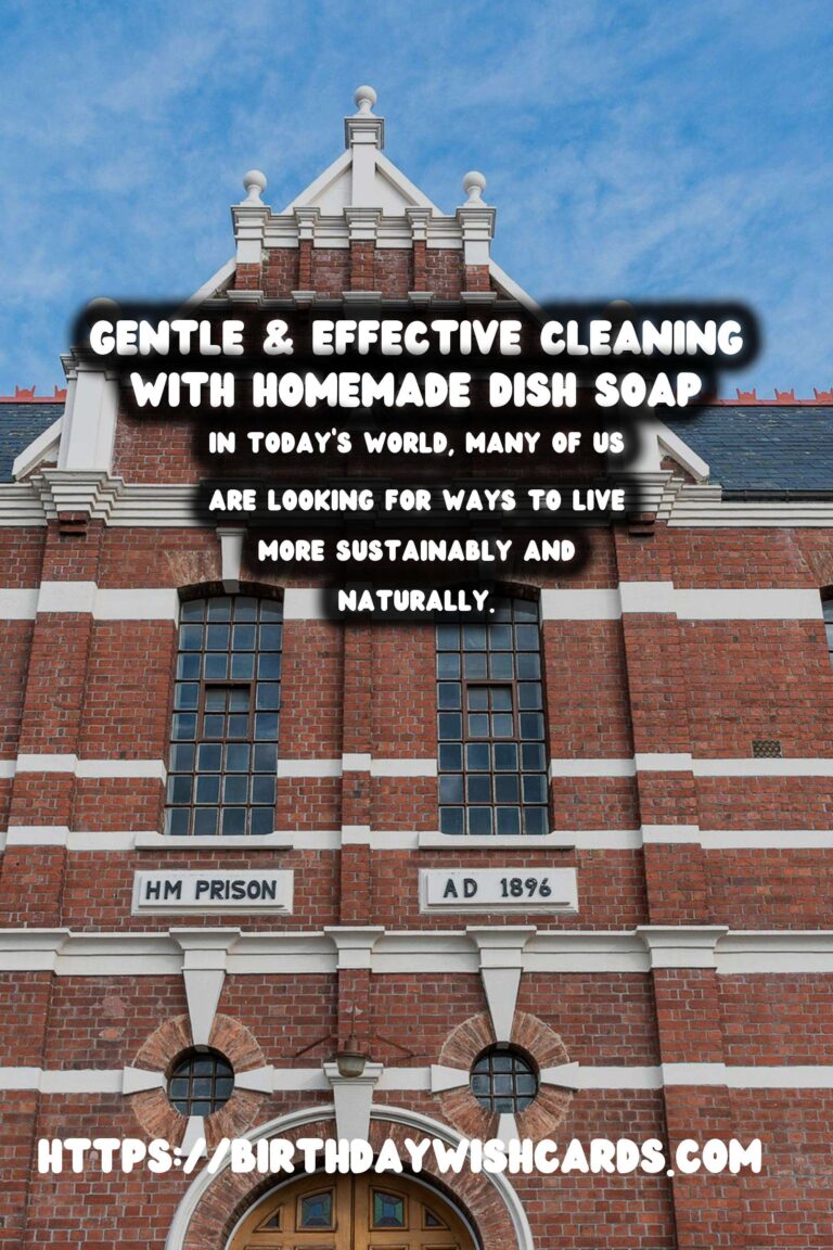 Homemade Dish Soap: Gentle & Effective Cleaning Solution