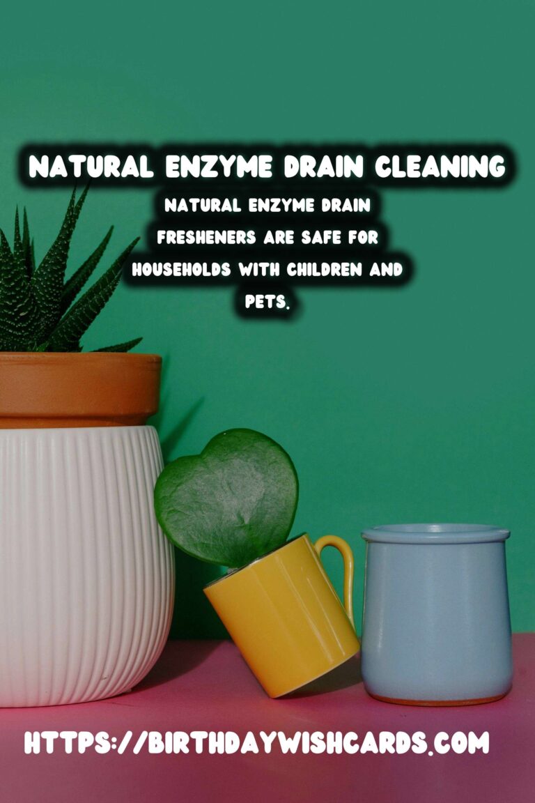 Homemade Drain Freshener with Natural Enzymes: Keep Your Drains Clean and Odor-Free