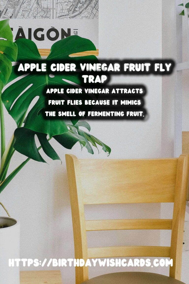 Homemade Fruit Fly Trap: Apple Cider Vinegar Guide