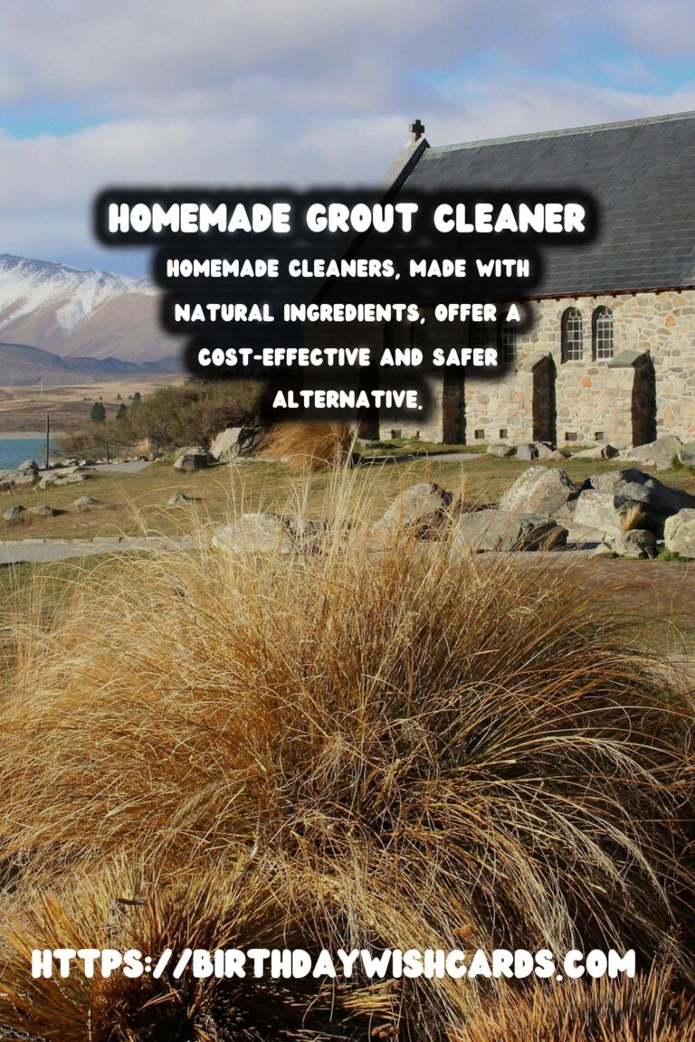 Homemade Grout Cleaner: Easy & Effective Solutions for a Sparkling Home