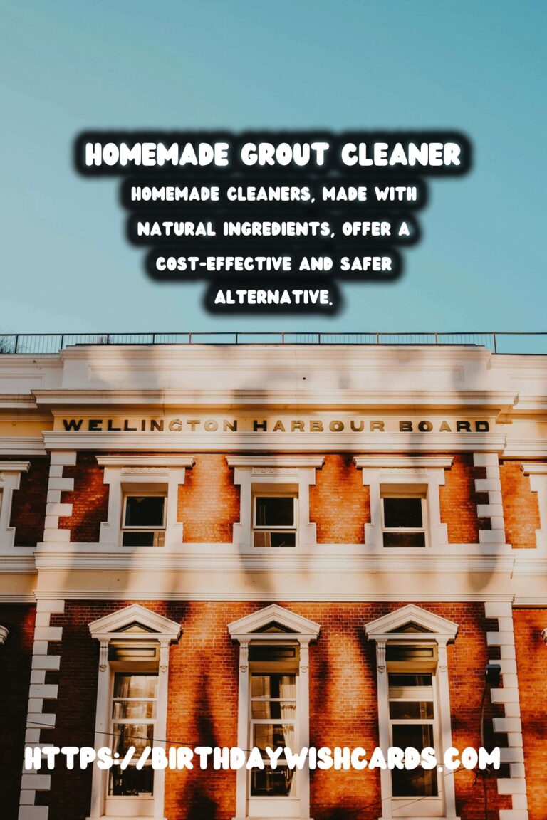 Homemade Grout Cleaner: Easy & Effective Solutions for a Sparkling Home