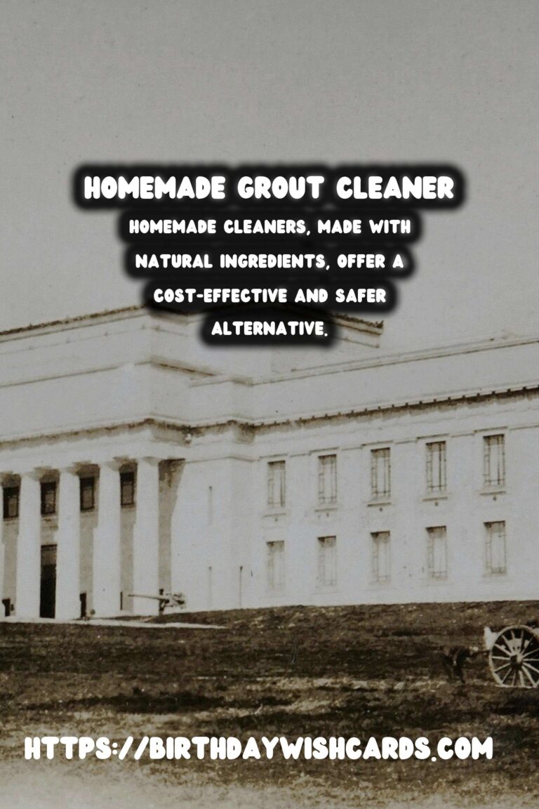 Homemade Grout Cleaner: Easy & Effective Solutions for a Sparkling Home