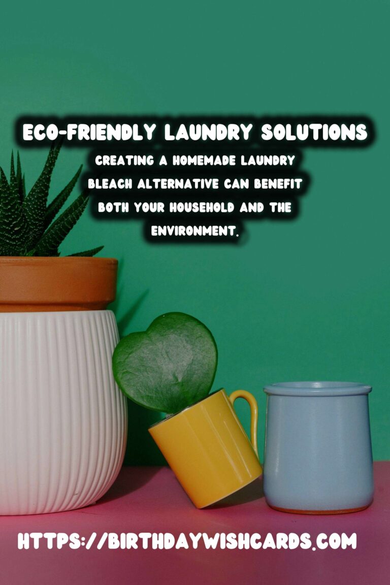 Homemade Laundry Bleach Alternative: Eco-Friendly and Effective Solutions