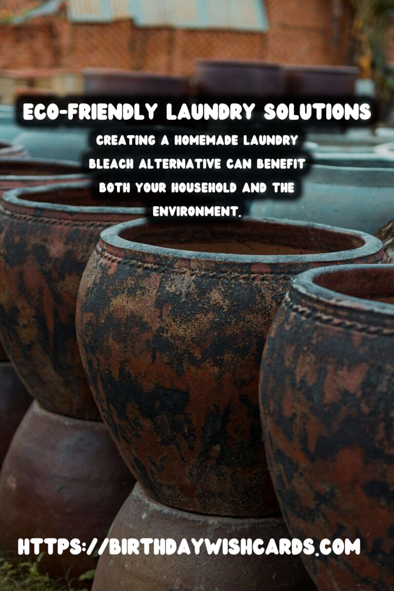 Homemade Laundry Bleach Alternative: Eco-Friendly and Effective Solutions