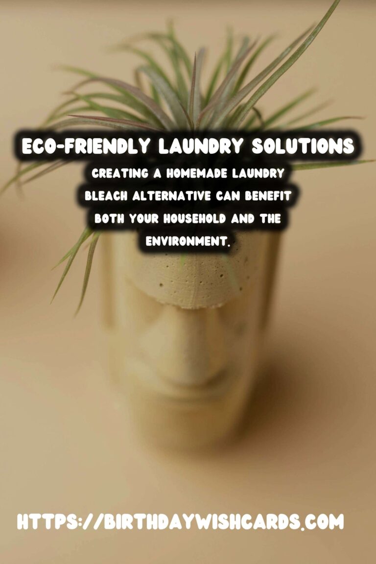 Homemade Laundry Bleach Alternative: Eco-Friendly and Effective Solutions