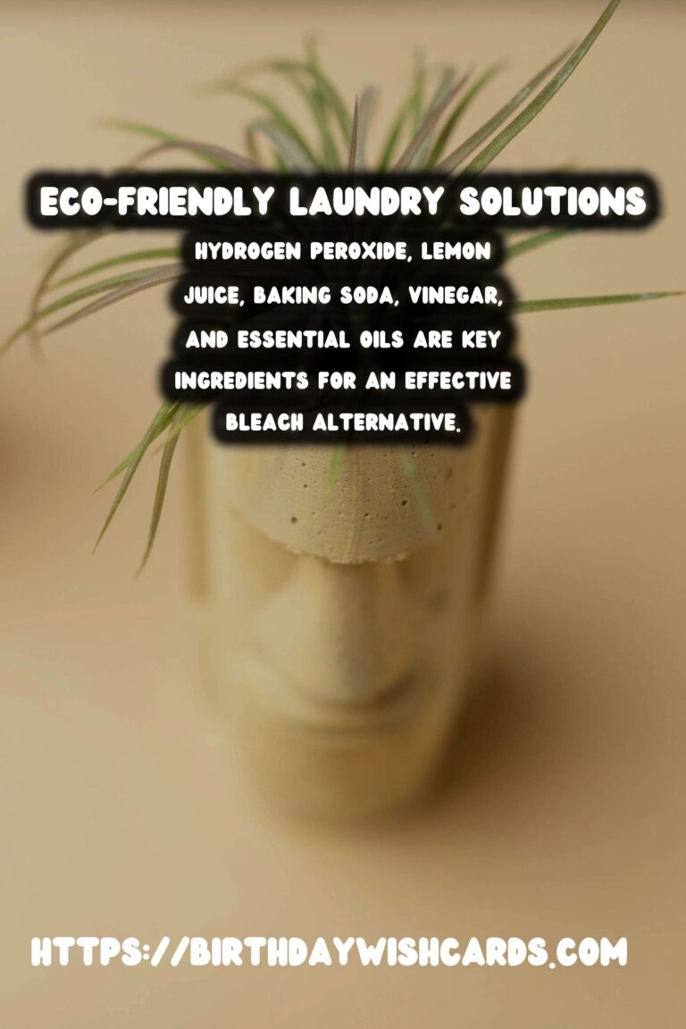 Homemade Laundry Bleach Alternative Liquid: Safe and Effective Cleaning