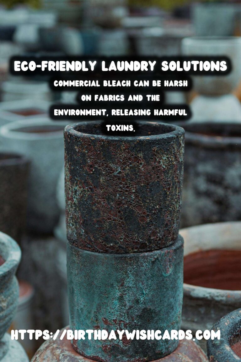 Homemade Laundry Bleach Alternative Liquid: Safe and Effective Cleaning