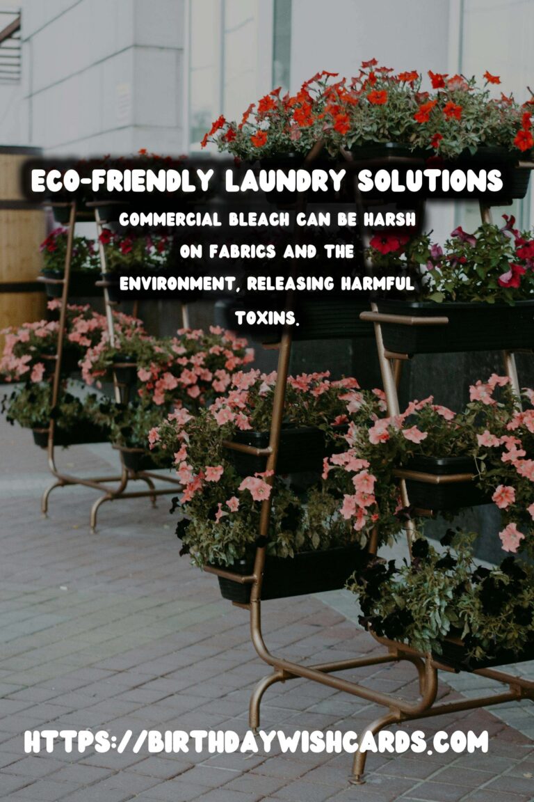 Homemade Laundry Bleach Alternative Liquid: Safe and Effective Cleaning