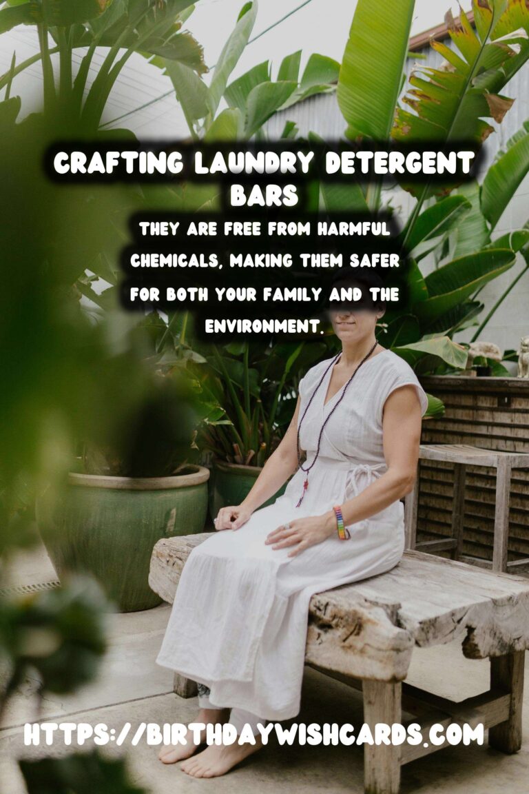 Homemade Laundry Detergent Bars: A Sustainable Cleaning Alternative