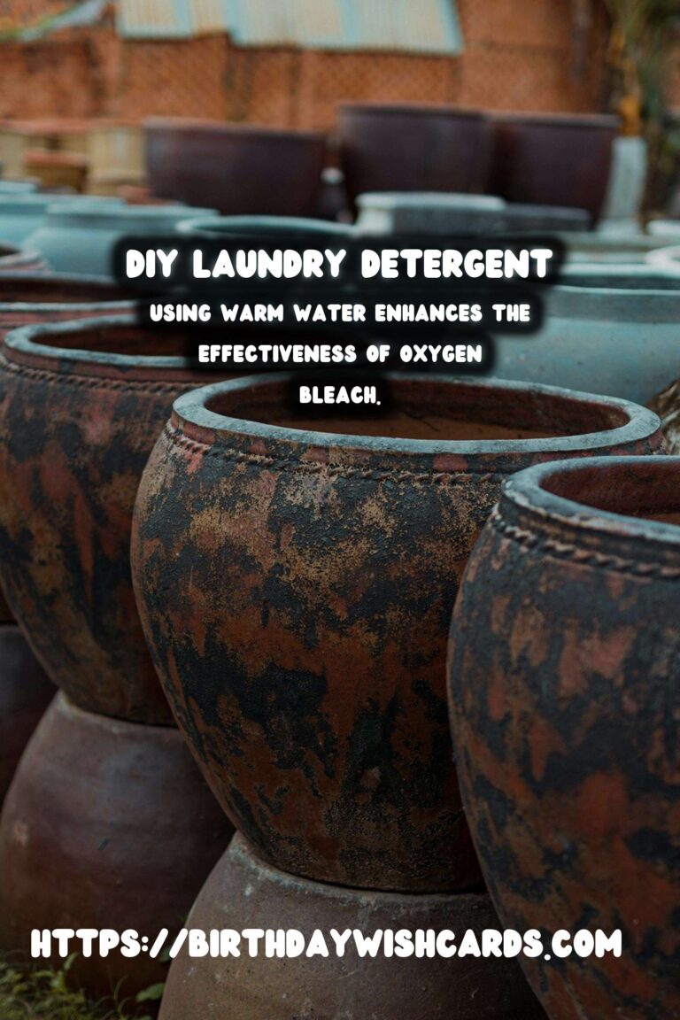 Homemade Laundry Detergent Powder with Oxygen Bleach: A Comprehensive Guide