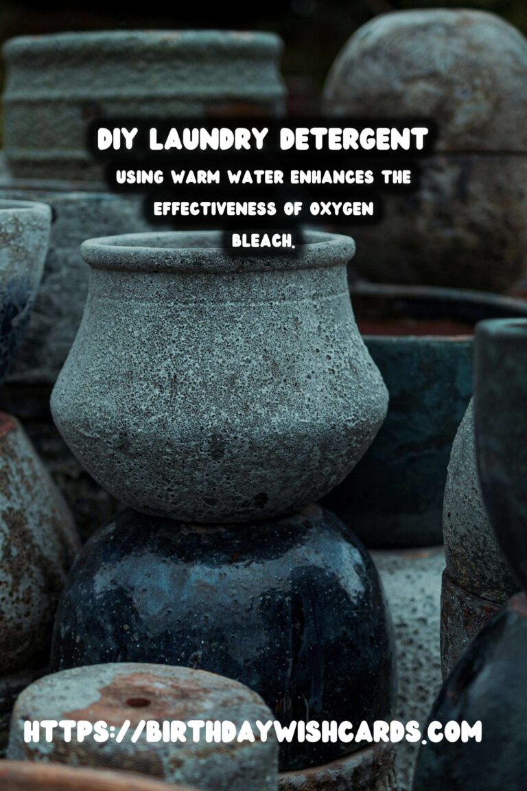 Homemade Laundry Detergent Powder with Oxygen Bleach: A Comprehensive Guide