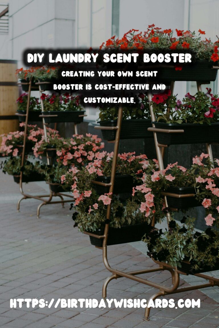 Homemade Laundry Scent Booster with Essential Oils: A Fresh and Eco-Friendly Solution