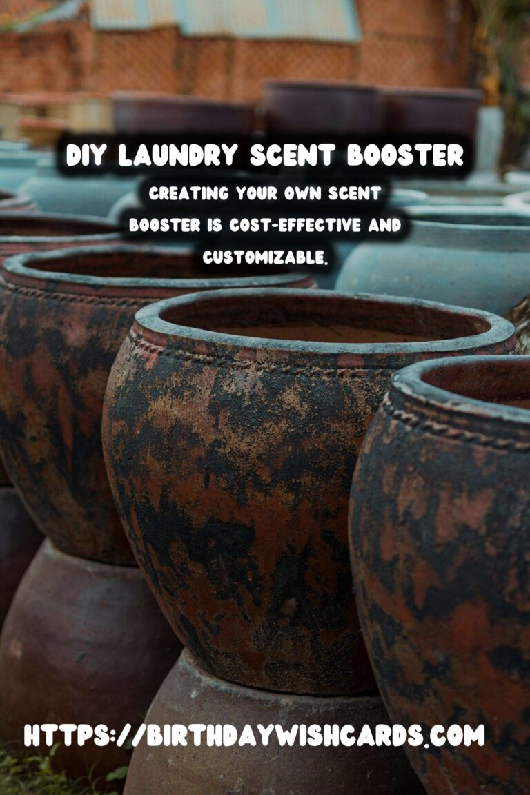 Homemade Laundry Scent Booster with Essential Oils: A Fresh and Eco-Friendly Solution