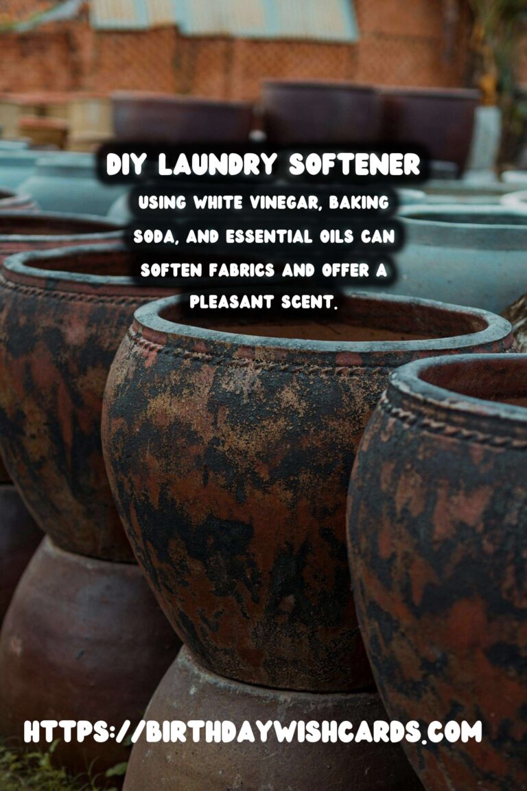 Homemade Laundry Softener: A Natural and Cost-Effective Solution