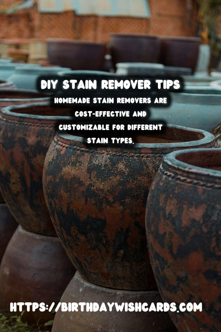 Homemade Laundry Stain Remover: Your Guide to Spotless Clothes