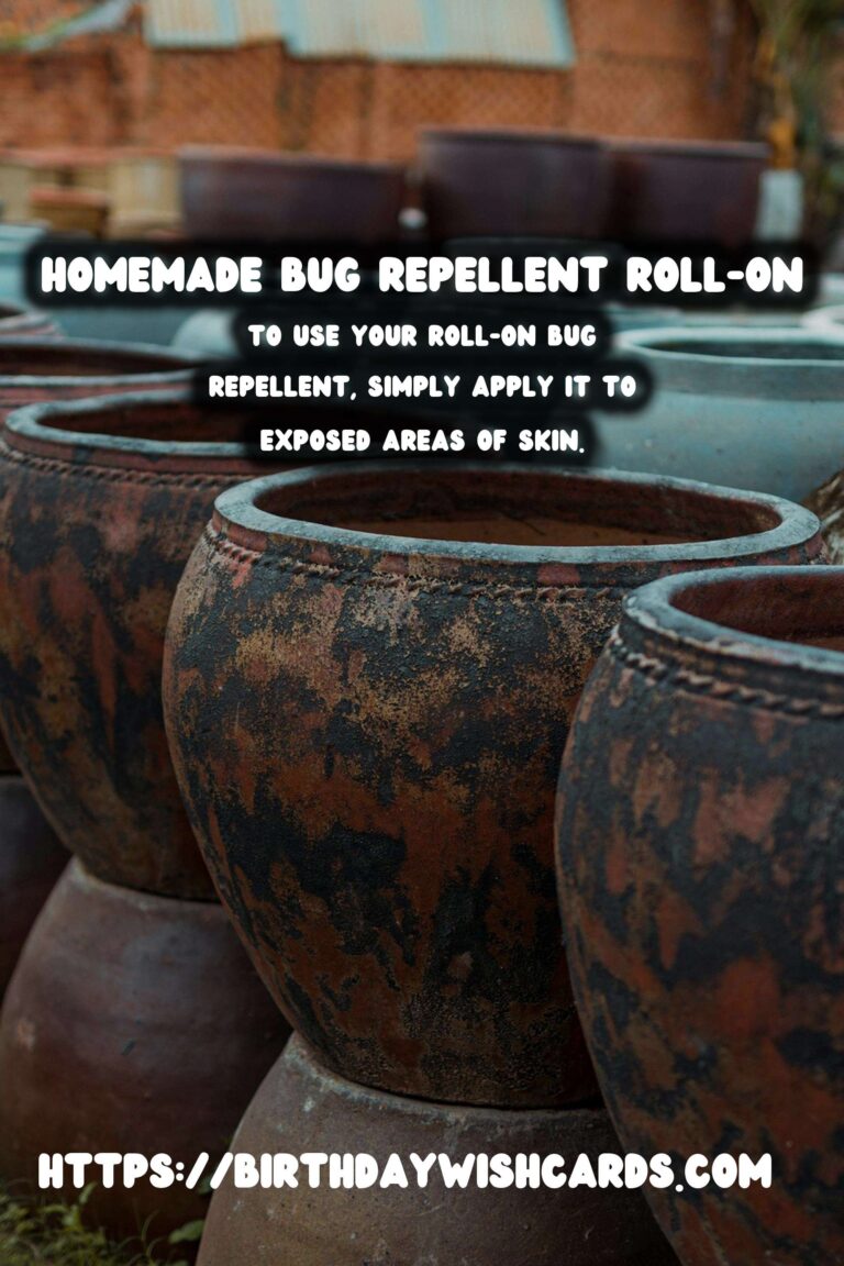 Homemade Natural Bug Repellent for Skin: Roll-On Guide